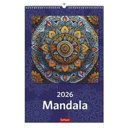 Falinaptár 2026 TOPTIMER T094 220x330mm álló Mandala