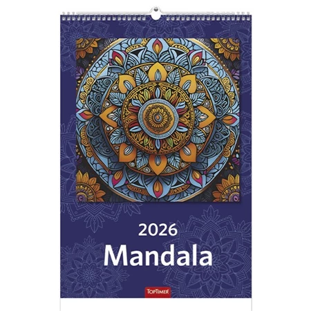 Falinaptár 2026 TOPTIMER T094 220x330mm álló Mandala