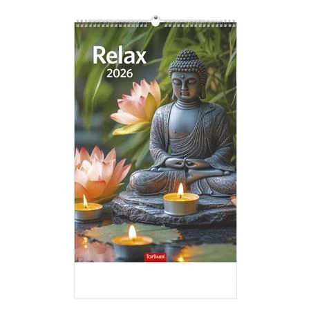 Falinaptár 2026 TOPTIMER T094 220x330mm álló Relax