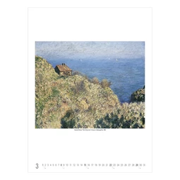 Falinaptár 2026 TOPTIMER T096 420x560mm álló Claude Monet