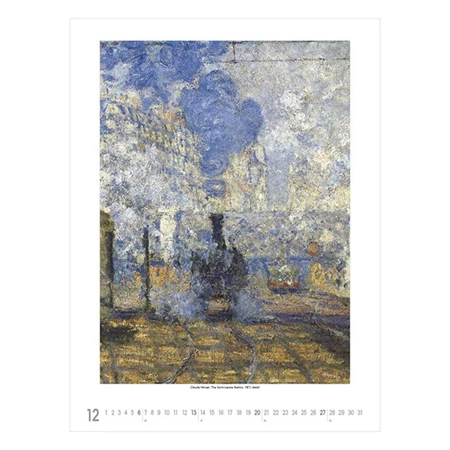 Falinaptár 2026 TOPTIMER T096 420x560mm álló Claude Monet