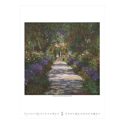 Falinaptár 2026 TOPTIMER T096 420x560mm álló Gardens impressionism