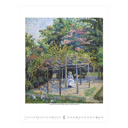 Falinaptár 2026 TOPTIMER T096 420x560mm álló Gardens impressionism