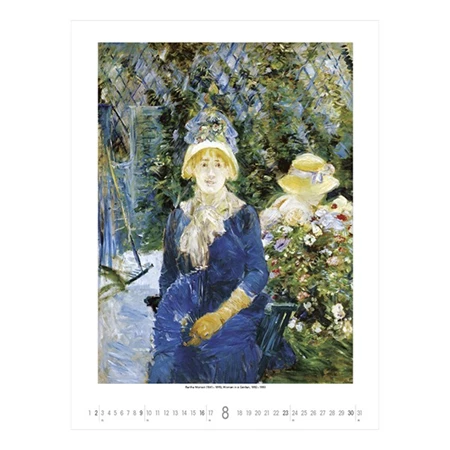 Falinaptár 2026 TOPTIMER T096 420x560mm álló Gardens impressionism