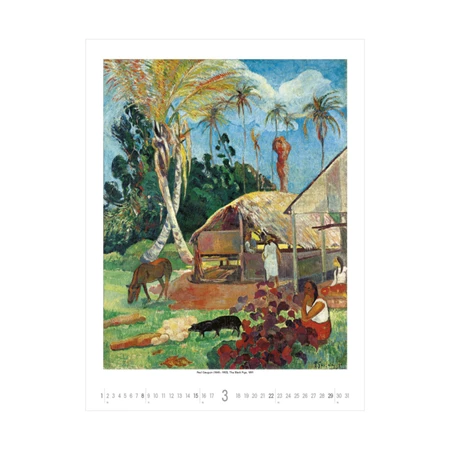 Falinaptár 2026 TOPTIMER T096 420x560mm álló Monet to Klee