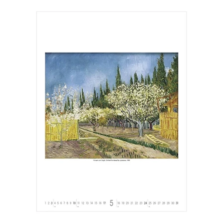 Falinaptár 2026 TOPTIMER T096 420x560mm álló Vincent Van Gogh
