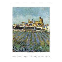 Falinaptár 2026 TOPTIMER T096 420x560mm álló Vincent Van Gogh