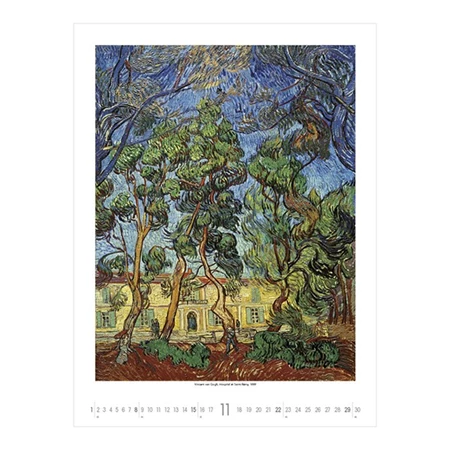 Falinaptár 2026 TOPTIMER T096 420x560mm álló Vincent Van Gogh