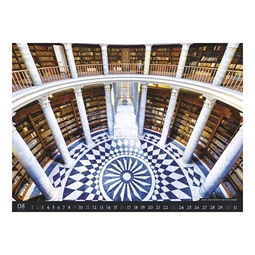 Falinaptár 2026 TOPTIMER T096 420x560mm fekvő Bibliotheca