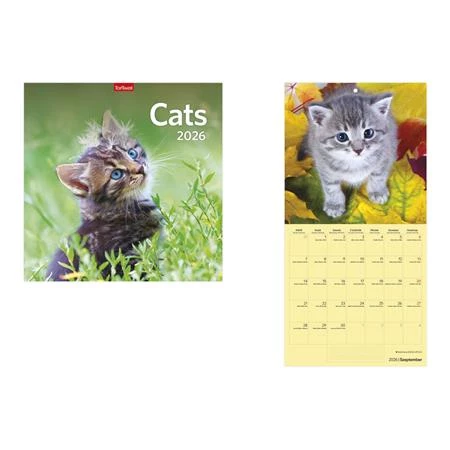Falinaptár 2026 TOPTIMER T098 290x580mm álló Cats