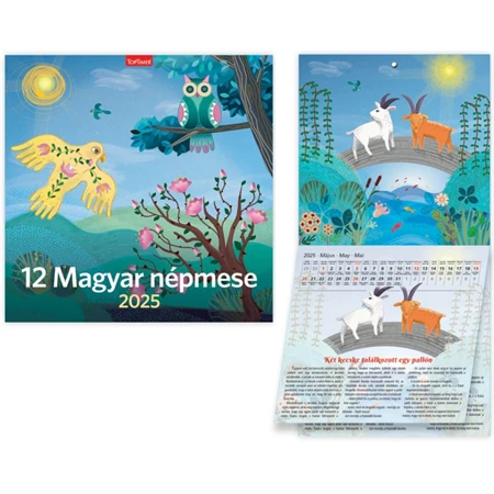 Falinaptár 2026 TOPTIMER T098 290x580mm álló Magyar népmesék