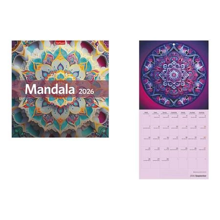 Falinaptár 2026 TOPTIMER T098 290x580mm álló Mandala