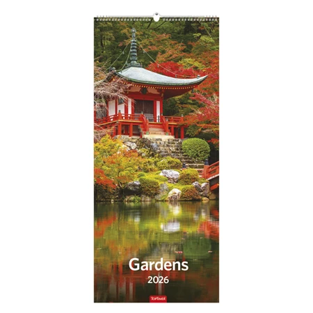 Falinaptár 2026 TOPTIMER T099 215x490mm Garden