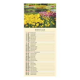 Falinaptár 2026 TOPTIMER T099 215x490mm Garden