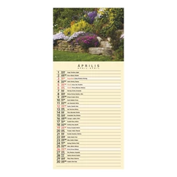 Falinaptár 2026 TOPTIMER T099 215x490mm Garden