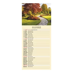 Falinaptár 2026 TOPTIMER T099 215x490mm Garden