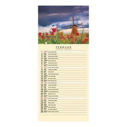 Falinaptár 2026 TOPTIMER T099 210x490mm Varázslatos tájakon