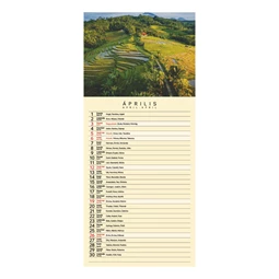 Falinaptár 2026 TOPTIMER T099 210x490mm Varázslatos tájakon