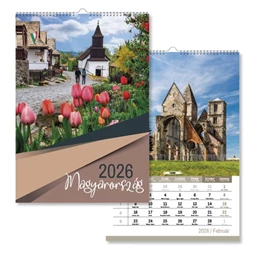 Falinaptár 2026 pd 30x42cm Magyarország