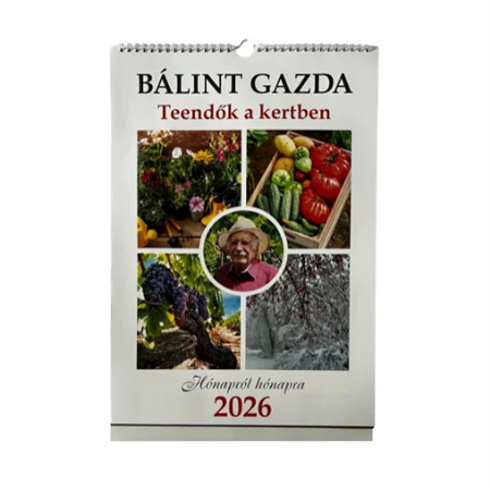 Falinaptár 2026 pd BÁLINT GAZDA Teendők a kertben 30x42 cm 2026