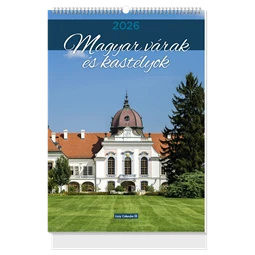 Falinaptár 2027 B/4 LIZZYCALENDAR spirál, Magyar várak és kastélyok