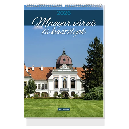 Falinaptár 2027 B/4 LIZZYCALENDAR spirál, Magyar várak és kastélyok