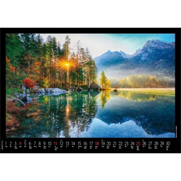 Falinaptár 2027 REAL 460 x 320mm Hegyek spirálos 6091
