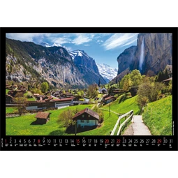 Falinaptár 2027 REAL 460 x 320mm Hegyek spirálos 6091