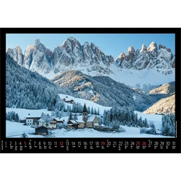 Falinaptár 2027 REAL 460 x 320mm Hegyek spirálos 6091