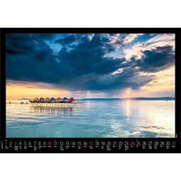 Falinaptár 2027 REAL 460 x 320mm Magyarország spirálos 6091