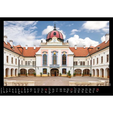 Falinaptár 2027 REAL 460 x 320mm Magyarország spirálos 6091