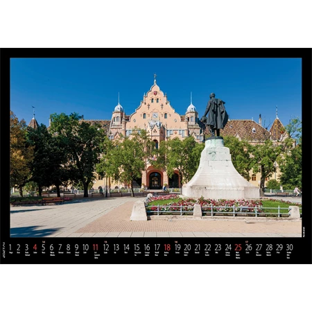 Falinaptár 2027 REAL 460 x 320mm Magyarország spirálos 6091