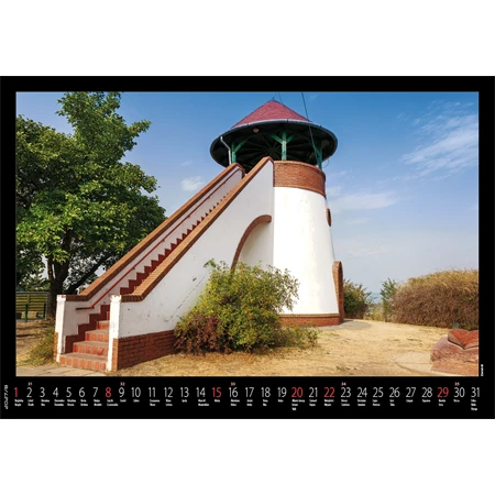Falinaptár 2027 REAL 460 x 320mm Magyarország spirálos 6091