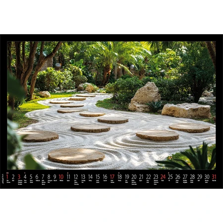 Falinaptár 2027 REAL 460 x 320mm Meditáció spirálos 6091