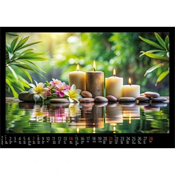 Falinaptár 2027 REAL 460 x 320mm Meditáció spirálos 6091