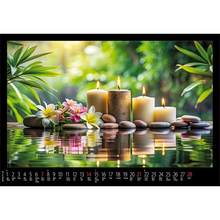 Falinaptár 2027 REAL 460 x 320mm Meditáció spirálos 6091