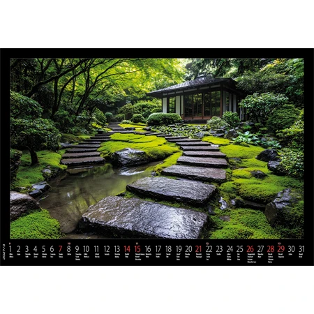 Falinaptár 2027 REAL 460 x 320mm Meditáció spirálos 6091
