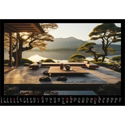 Falinaptár 2027 REAL 460 x 320mm Meditáció spirálos 6091