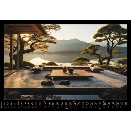 Falinaptár 2027 REAL 460 x 320mm Meditáció spirálos 6091