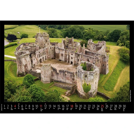 Falinaptár 2027 REAL 460 x 320mm Várak, kastélyok spirálos 6091