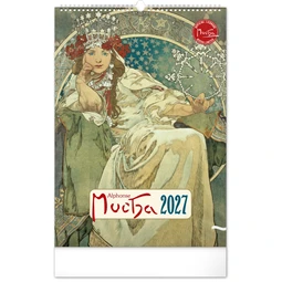 Falinaptár 2027 REAL 460 x 330mm Alphones Mucha