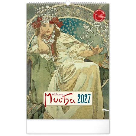 Falinaptár 2027 REAL 460 x 330mm Alphones Mucha