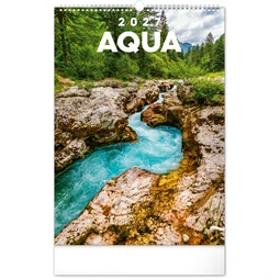Falinaptár 2027 REAL 460 x 330mm Aqua