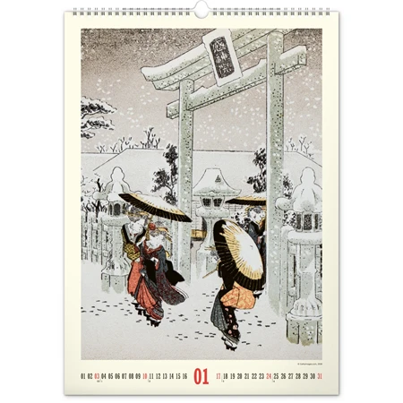 Falinaptár 2027 REAL 460 x 330mm Japan