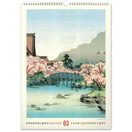 Falinaptár 2027 REAL 460 x 330mm Japan