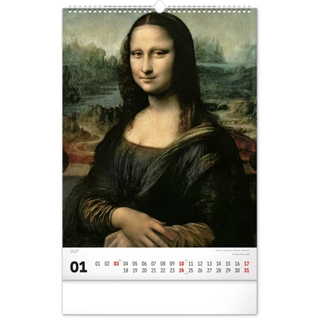 Falinaptár 2027 REAL 460 x 330mm Renaissance