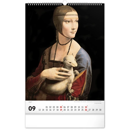 Falinaptár 2027 REAL 460 x 330mm Renaissance