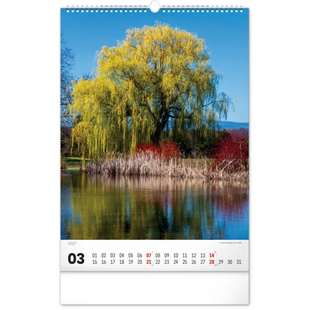 Falinaptár 2027 REAL 460 x 330mm Trees
