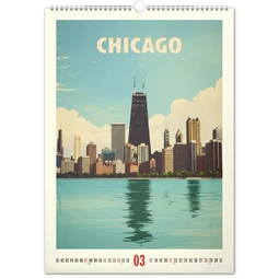 Falinaptár 2027 REAL 460 x 330mm Vintage posters - World Cities