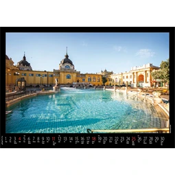 Falinaptár 2027 REAL 460x320mm Budapest spirálos 6091